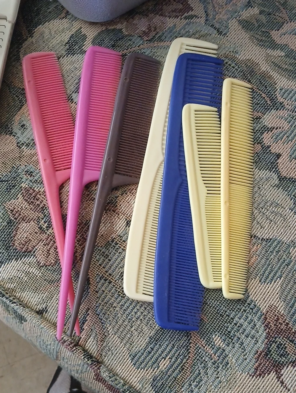 Kids Multi-Color Tail Comb & Styling Comb Set